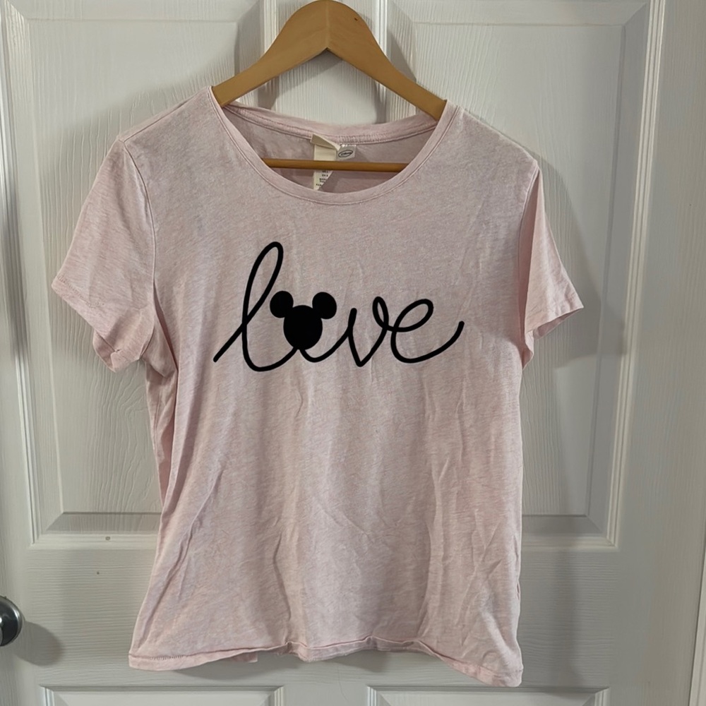 Pink Love Graphic Disney T-Shirt